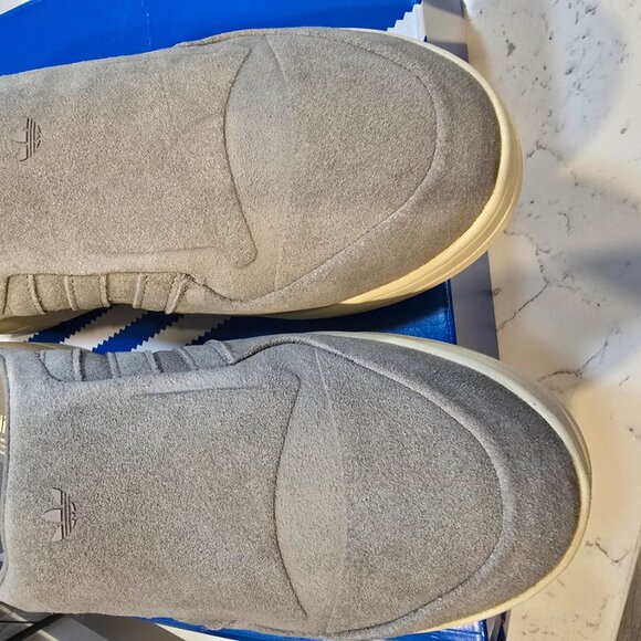 Adidas Originals Rivalry Platform Gray Mule Shoes Nubuck Leather Size 7 JH7984 - Picture 4 of 12